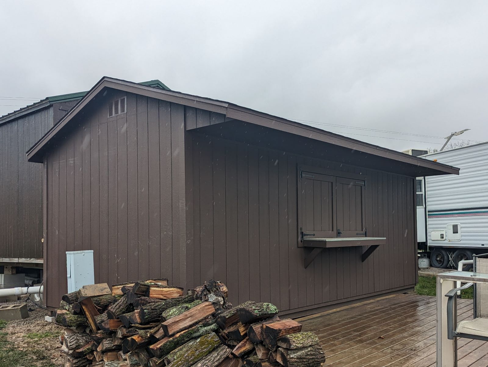 10x20 quaker bar shed in ohio