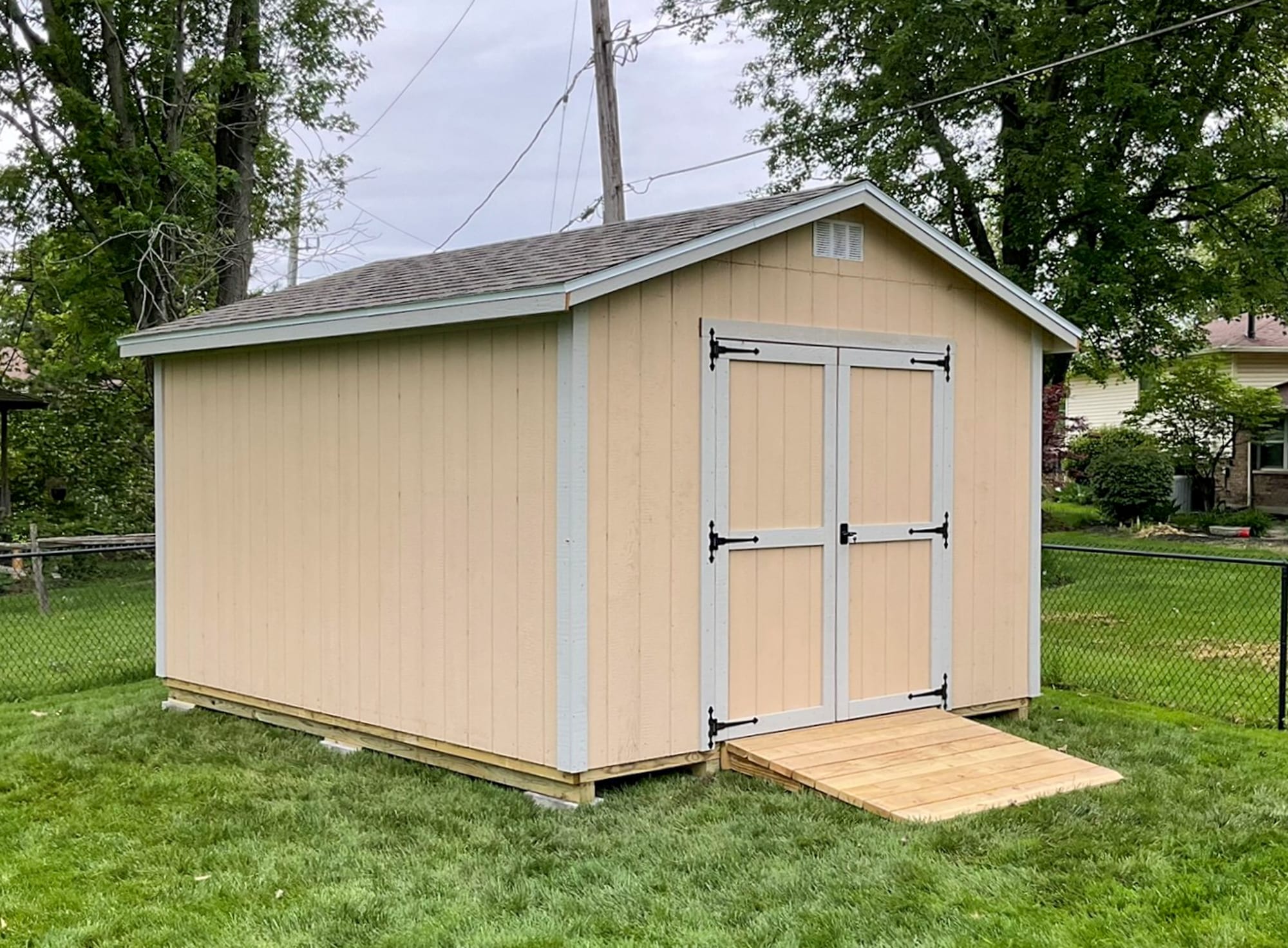 12x14 gable shed in dayton, ohio