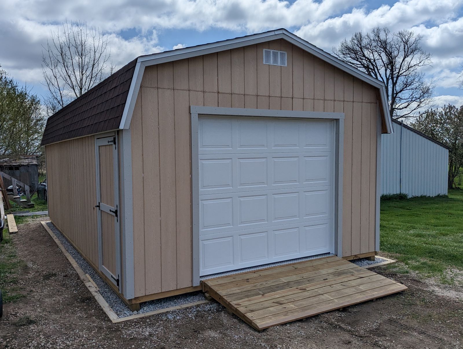 14x24 highwall garage in marysville, ohio