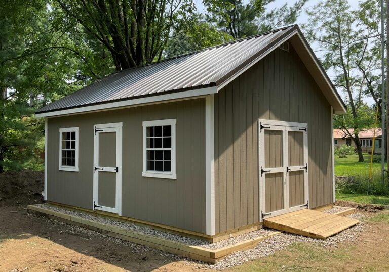 16x20 capecod torage shed in delaware ohio