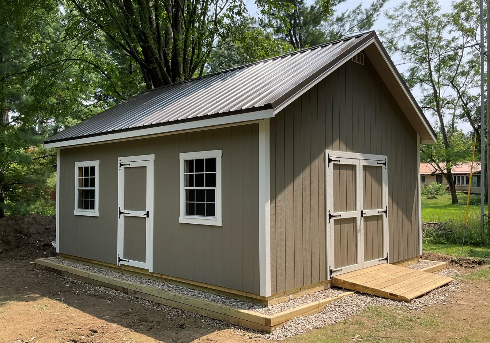 16x20 capecod torage shed in delaware ohio