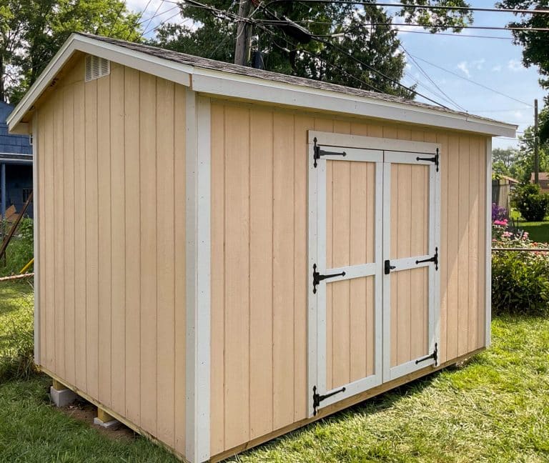 8x12 gable shed for garden