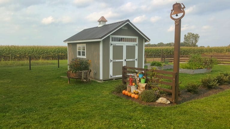 Beautiful rent-to-own sheds near Springfield, Ohio.