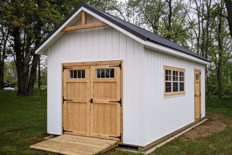 Cape code custom a frame sheds near Columbus, Ohio