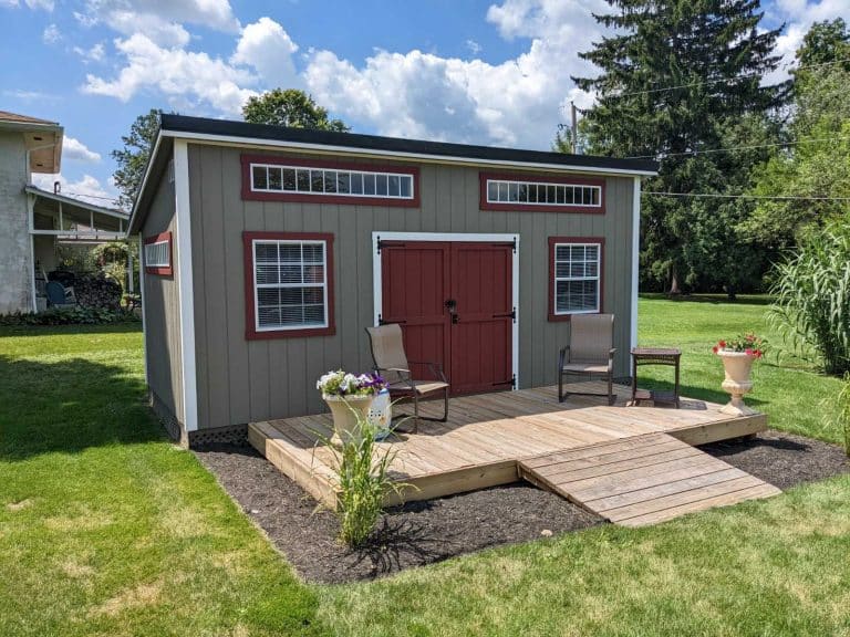 Rent to Own Portable Modern Studio Shed in Ohio