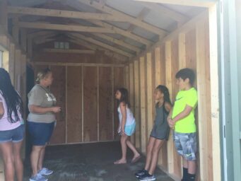 jefferson street oasis springfield ohio community garden with garden sheds 11