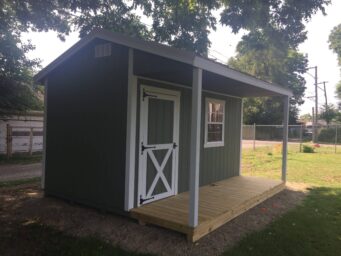 jefferson street oasis springfield ohio community garden with garden sheds 14