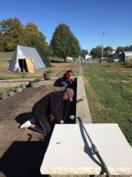 jefferson street oasis springfield ohio community garden with garden sheds 7