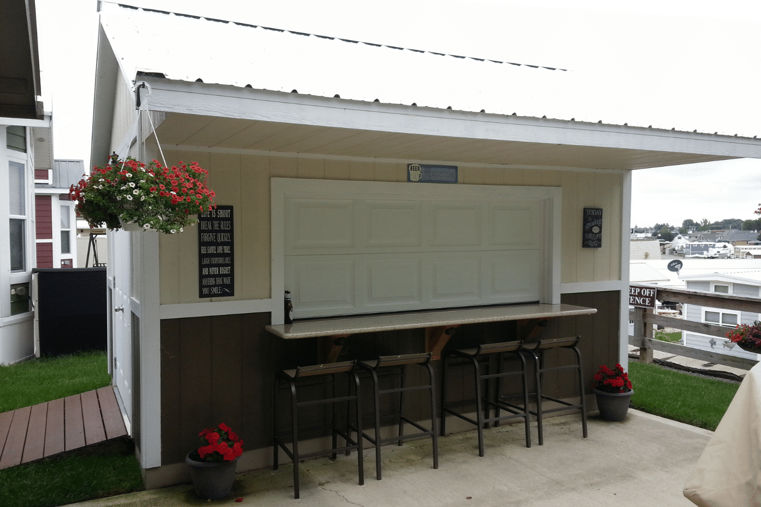 outdoor kitchen sheds in plain city ohio
