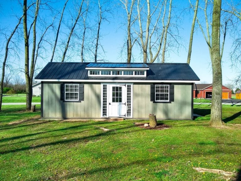 awesome backyard man cave shed in ohio
