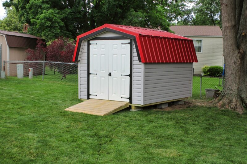 quality mini barn rent to own
