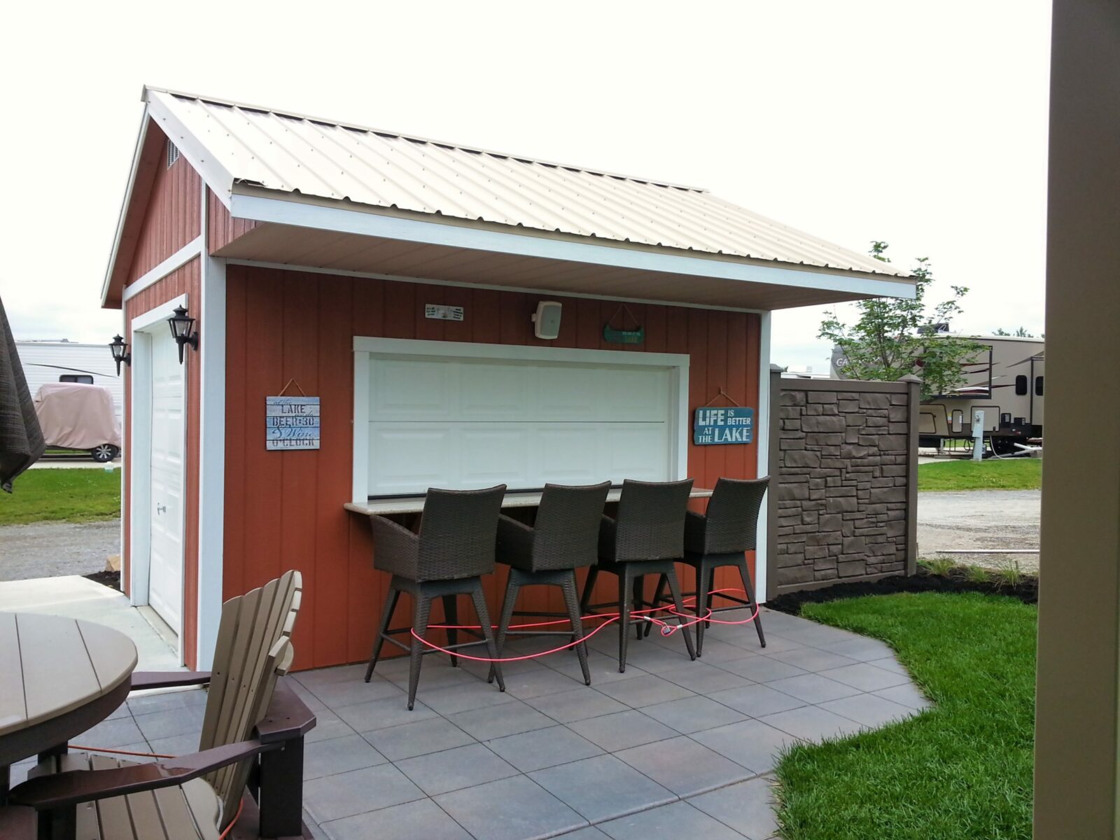 Shed Bar Package Raise The Bar On Your Storage Sheds