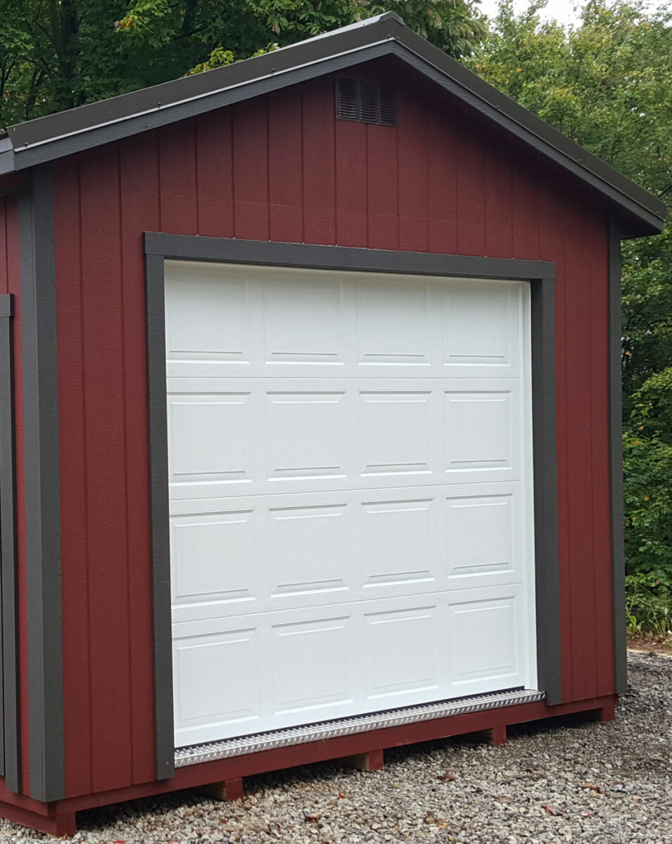 Shed Options Customize With These, Garage Door Storage Shed