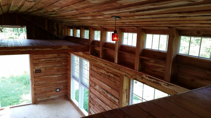 tiny house interior by beachy barns