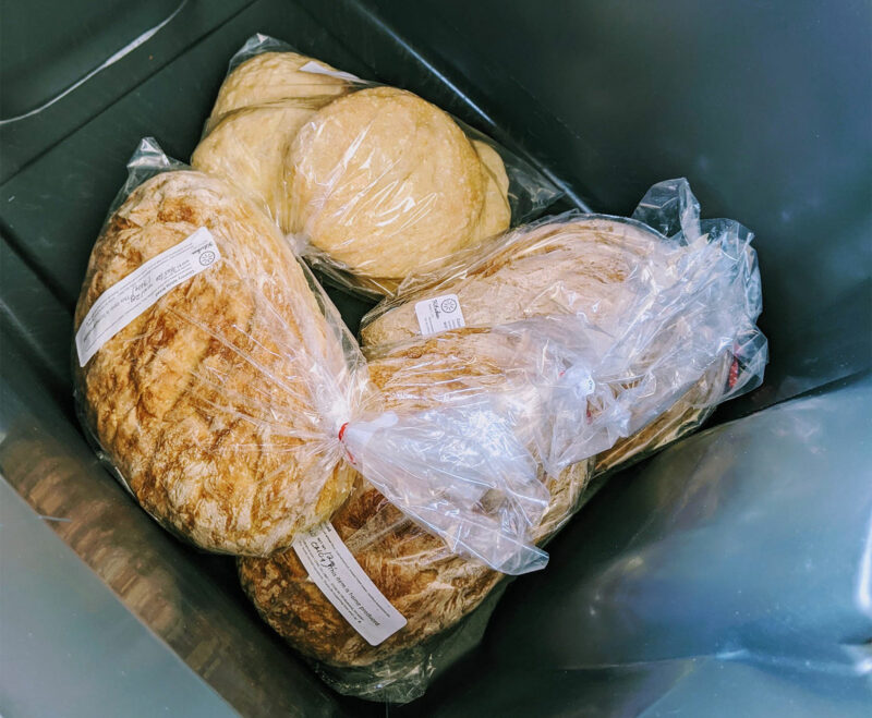 fresh covid bread from kitschen bakery