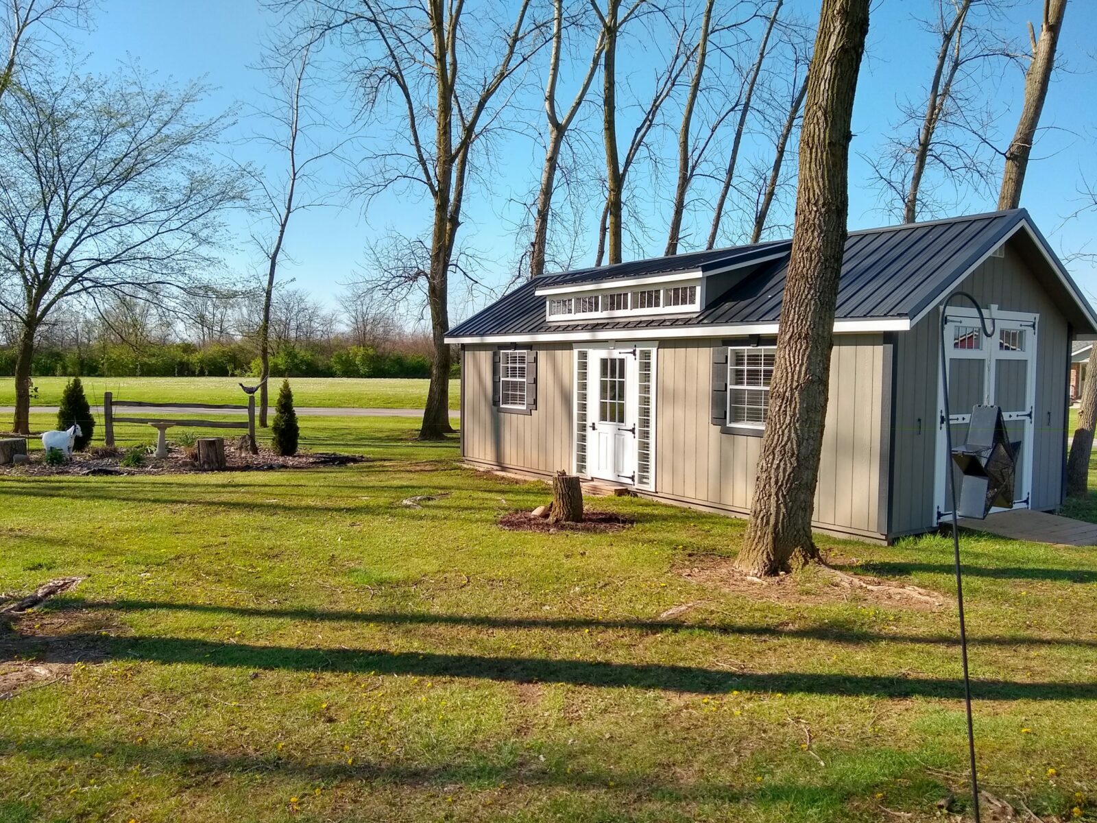 hangout shed backyard cabin sheds customer story 1