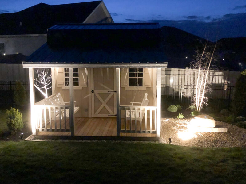 sheds with porches near columbus ohio