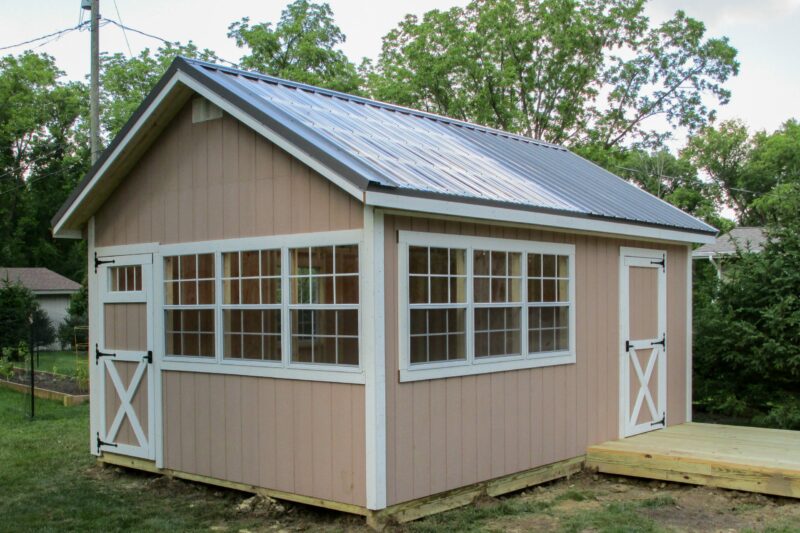 sunlit office shed for sale in central ohio