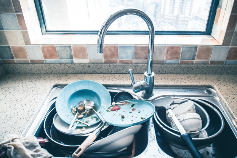 dishes mess