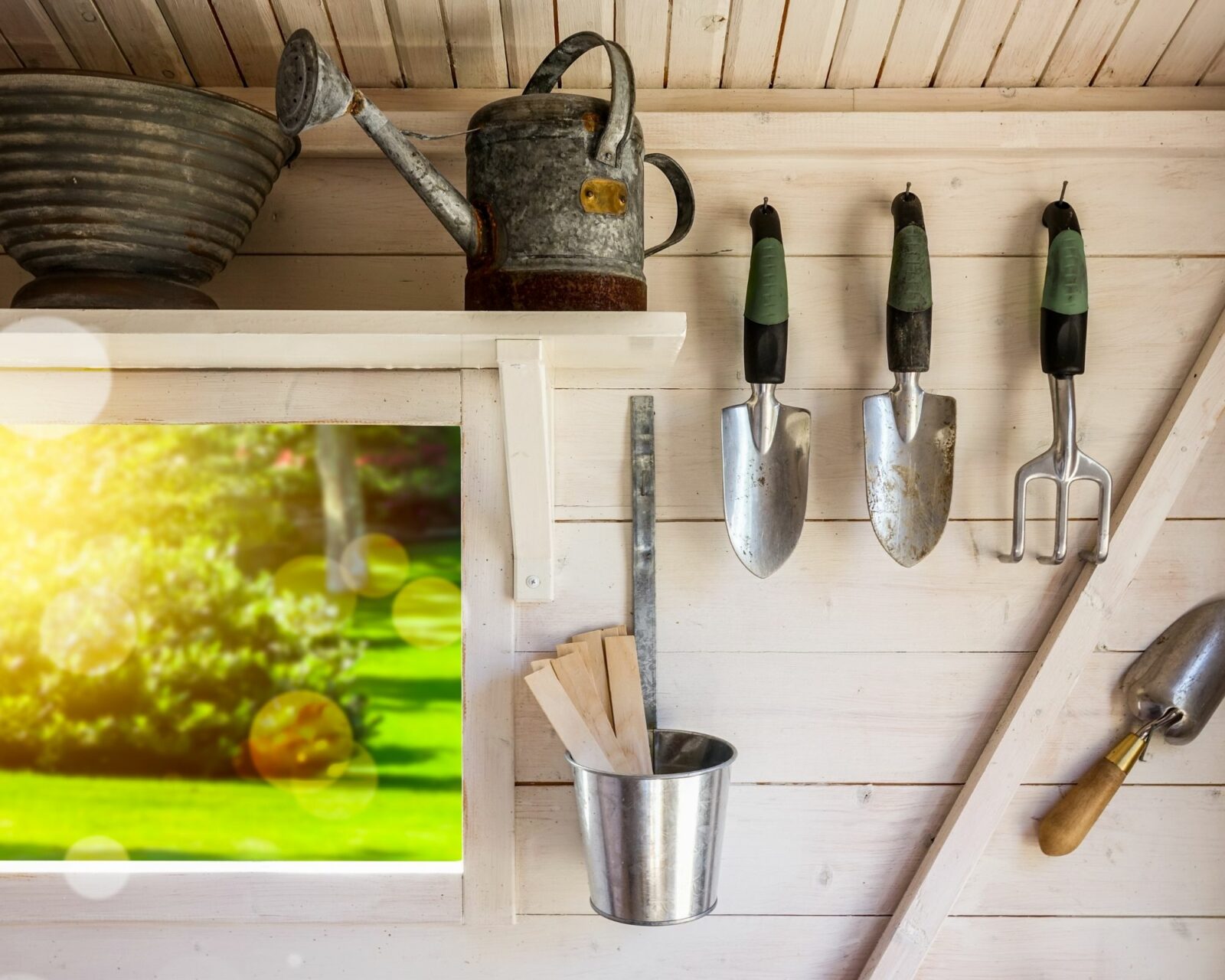garden shed tool storage in central ohio 1