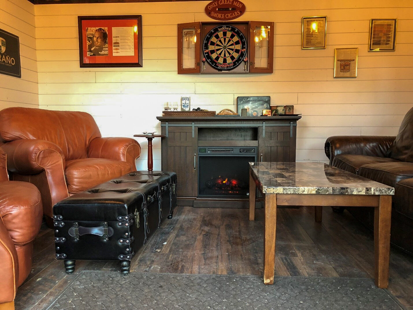 cigar lounge man cave sheds