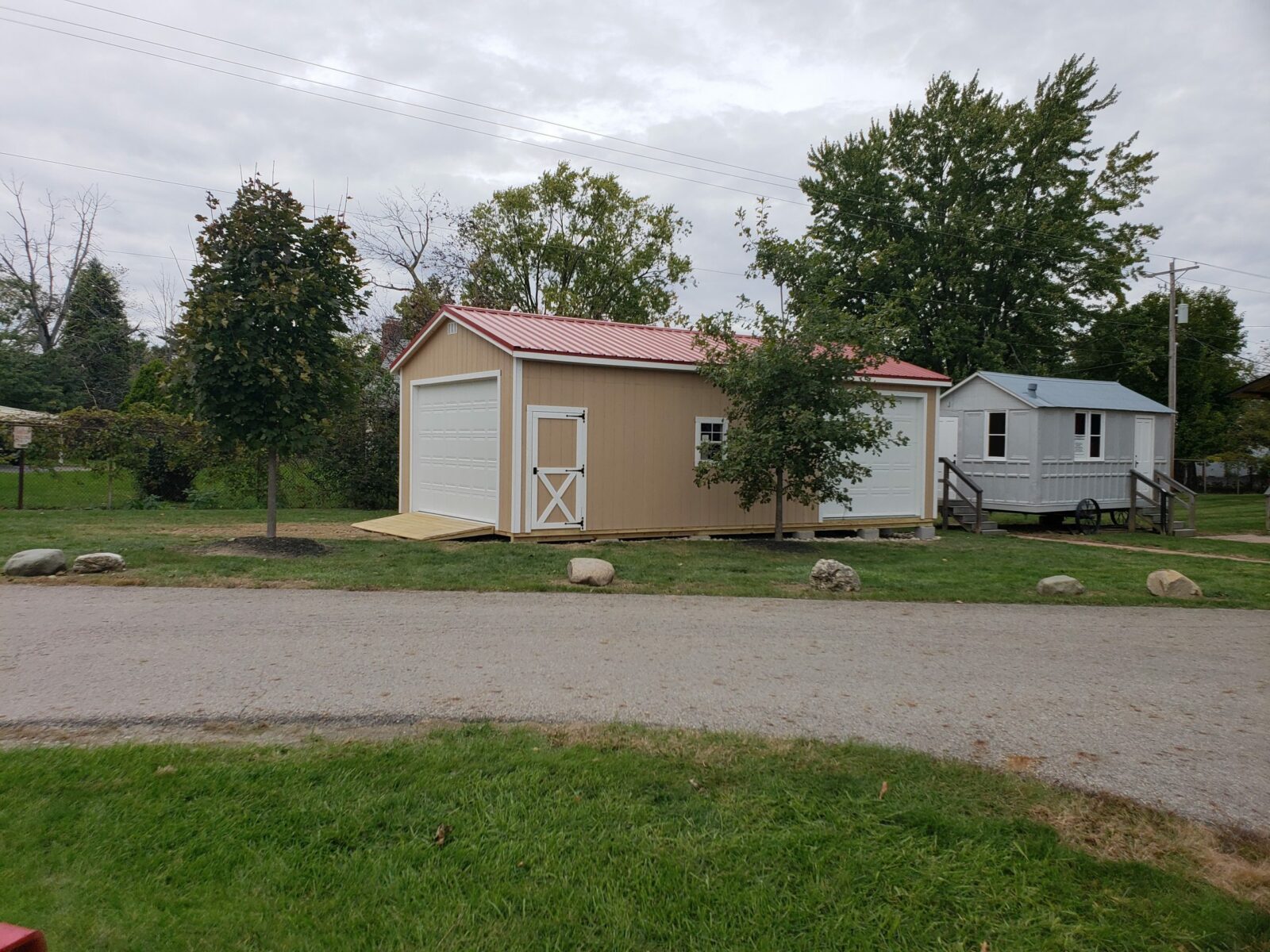 multiple garage doors for portable garages in oh