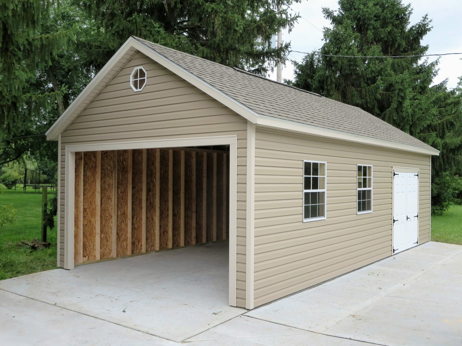 portable 2 car garages for sale in ohio