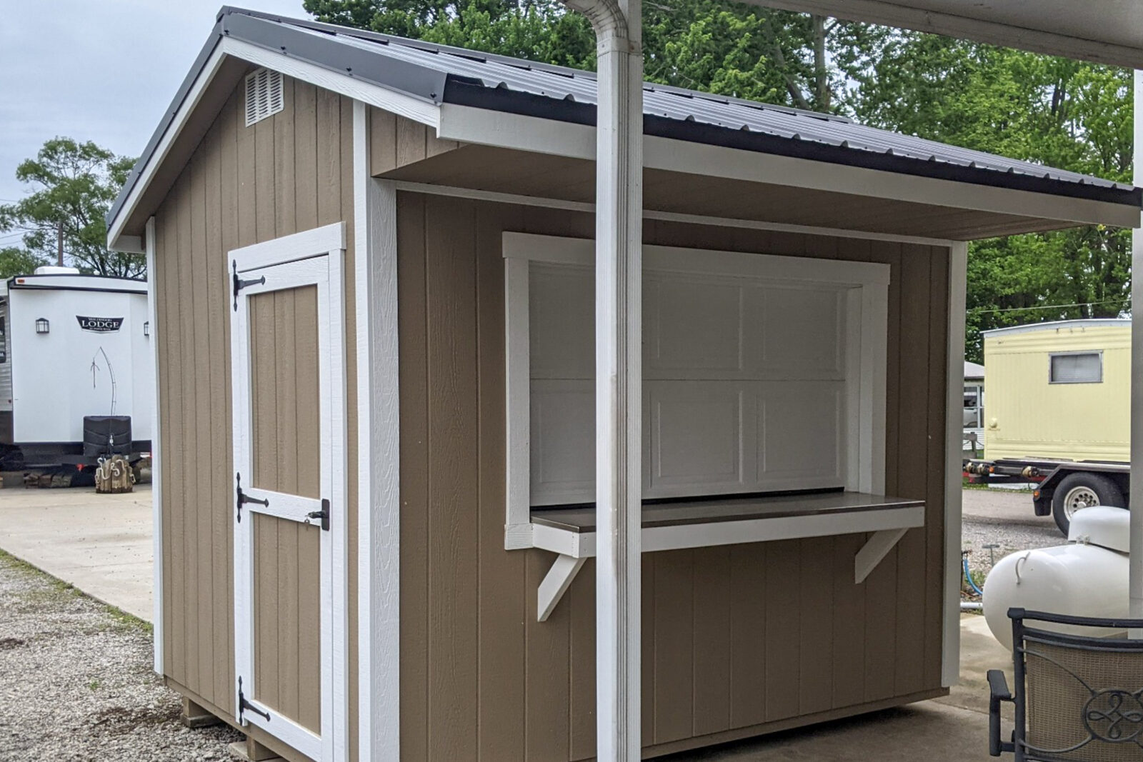 8x10 quaker bar shed in ohio