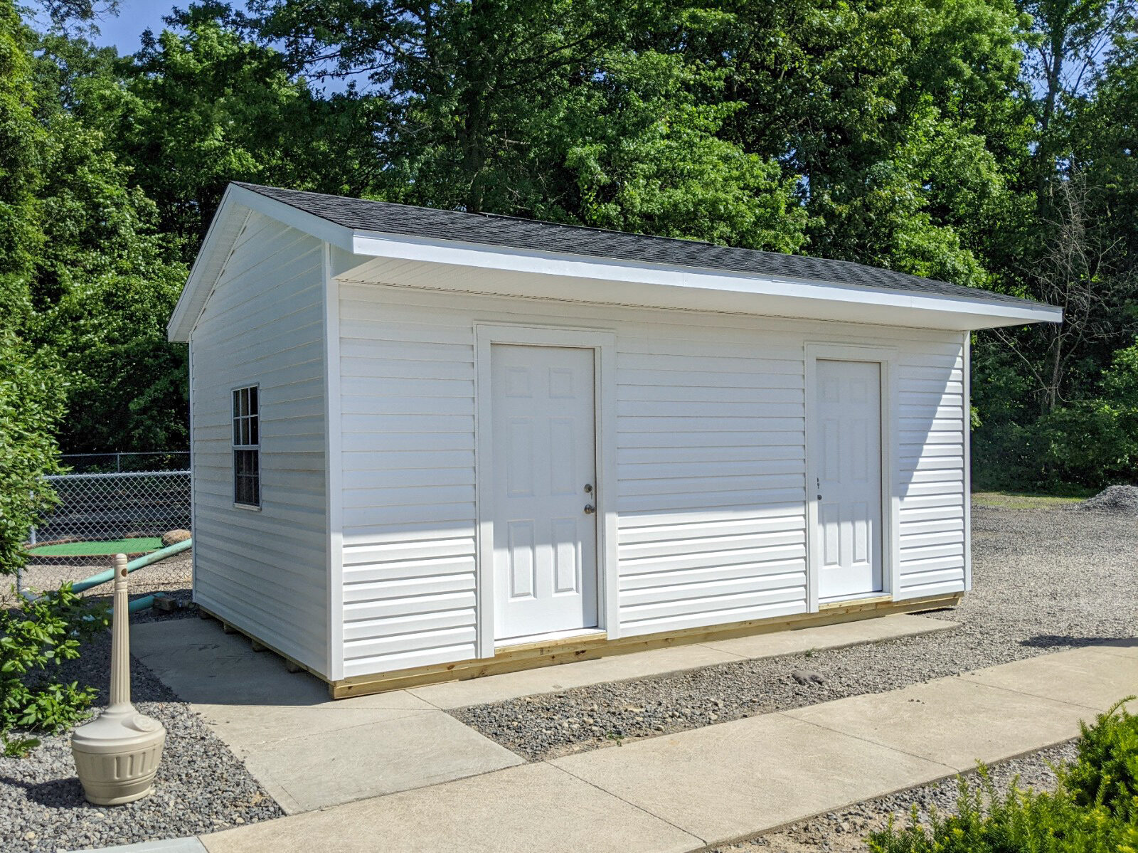 storage shed with vinyl siding for sale in ohio