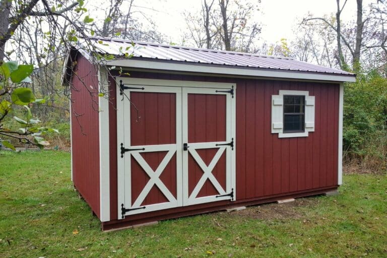 Red gable shed for sale in ohio