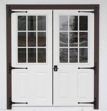 storage shed options 9 light fiberglass doors
