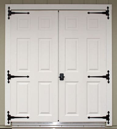 storage shed options fiberglass doors